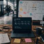 open space avec outils devops et pipeline CI/CD