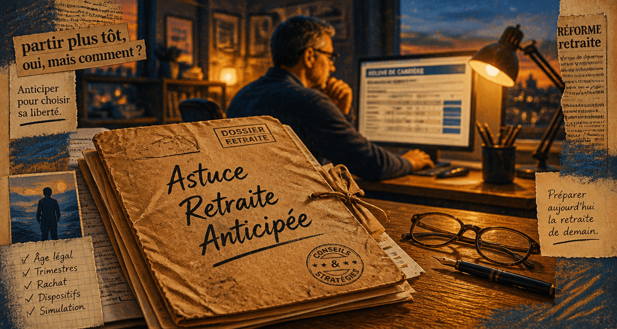 astuce partir en retraite plus tôt dossier retraite
