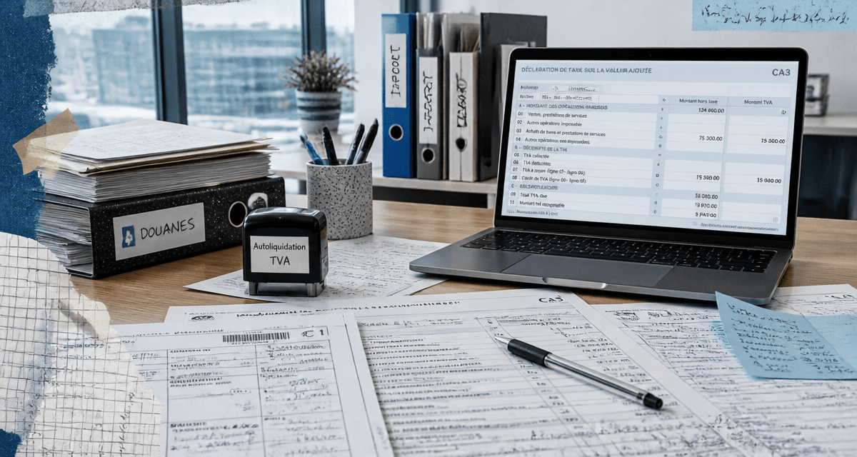 autoliquidation tva importation documents fiscaux