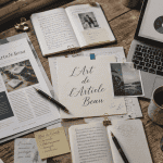 beau article pour blog sur bureau créatif