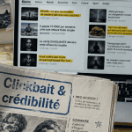 Clickbaits sur fil d’actualités et journal