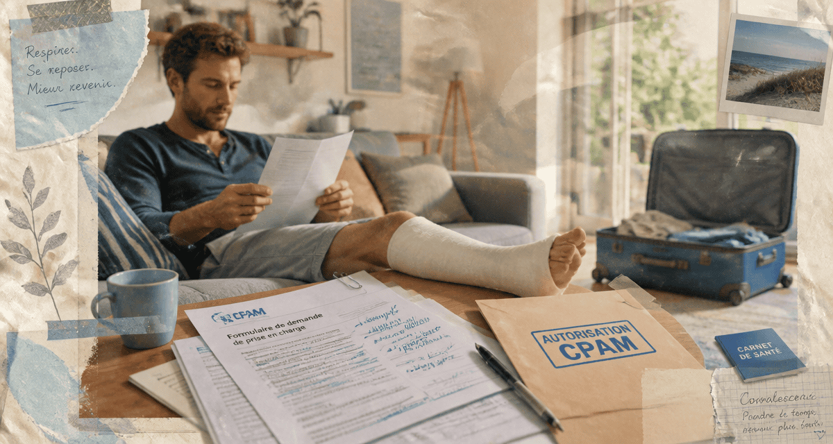 en accident de travail peut on partir en vacances image
