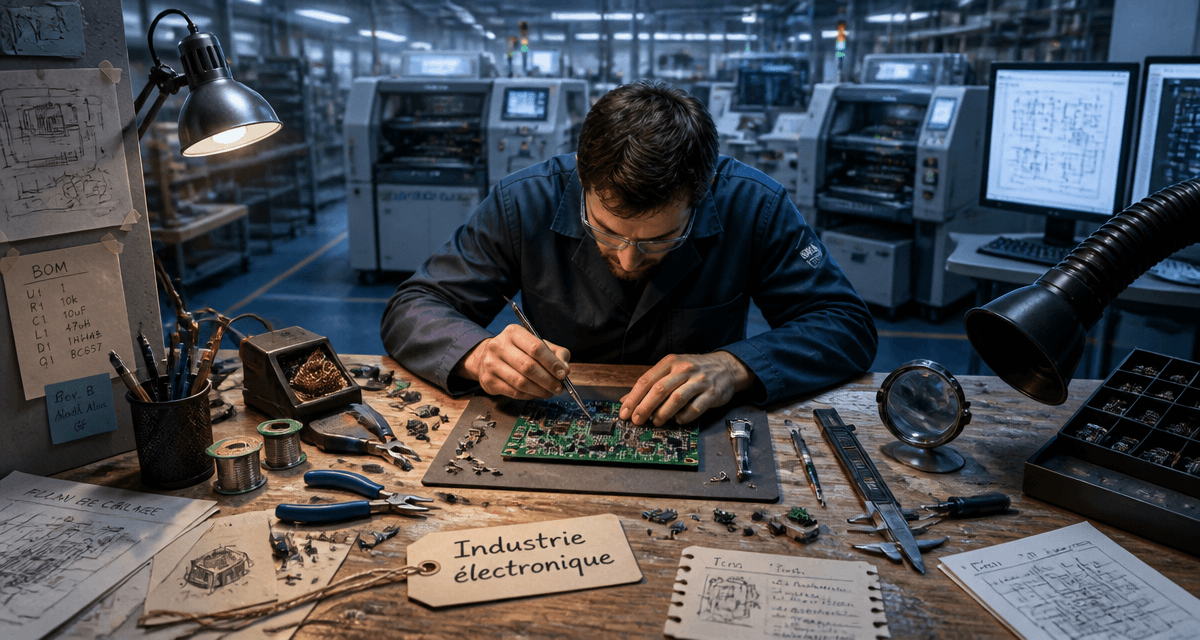 atelier entreprise electronique carte prototype