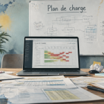 exemple plan de charge sur table de bureau