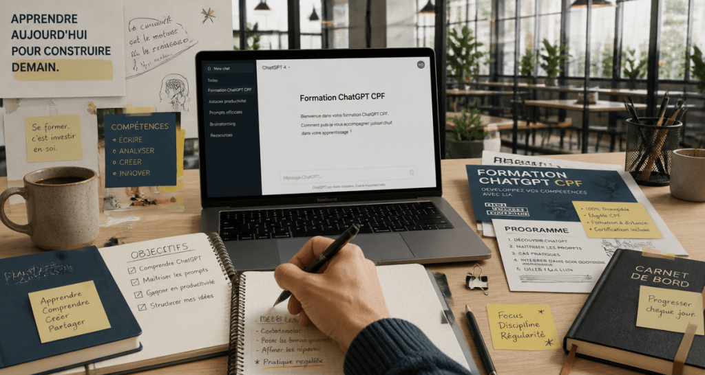formation chatgpt cpf ordinateur fiches notes