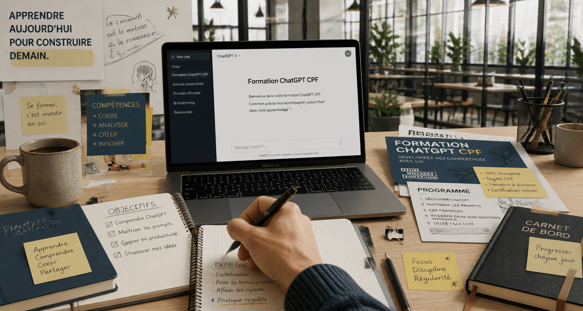 formation chatgpt cpf ordinateur fiches notes