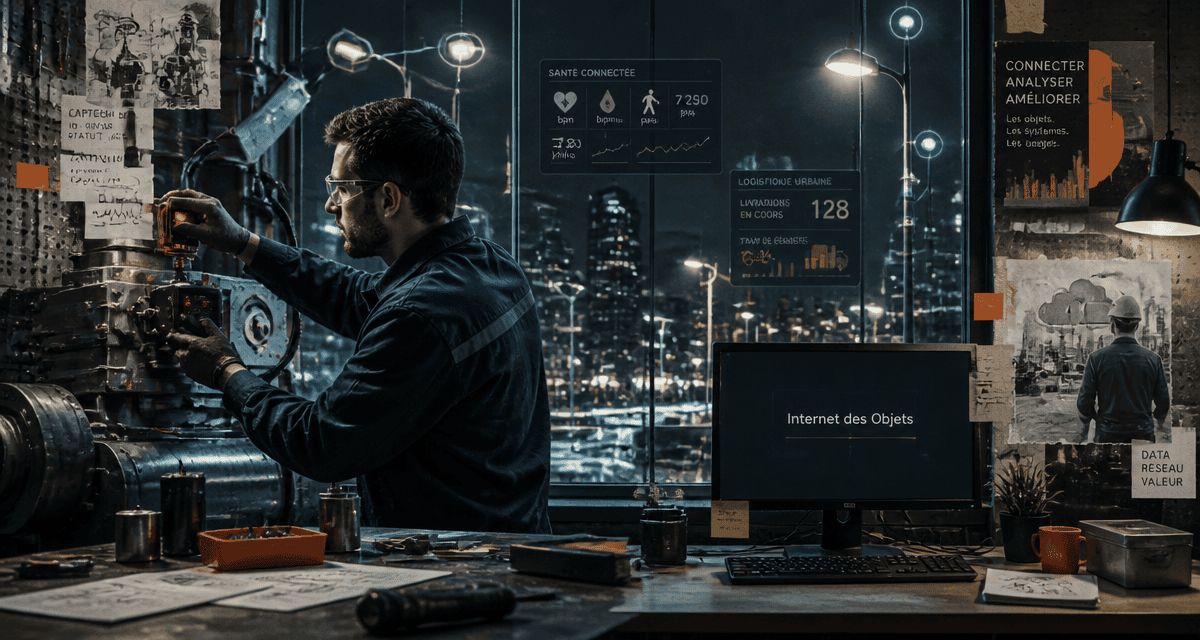 iot exemple capteur connecté industrie