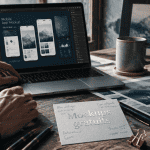 Mockups -free ordinateur et carte de visite