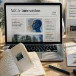 newsletter innovation sur ordinateur portable
