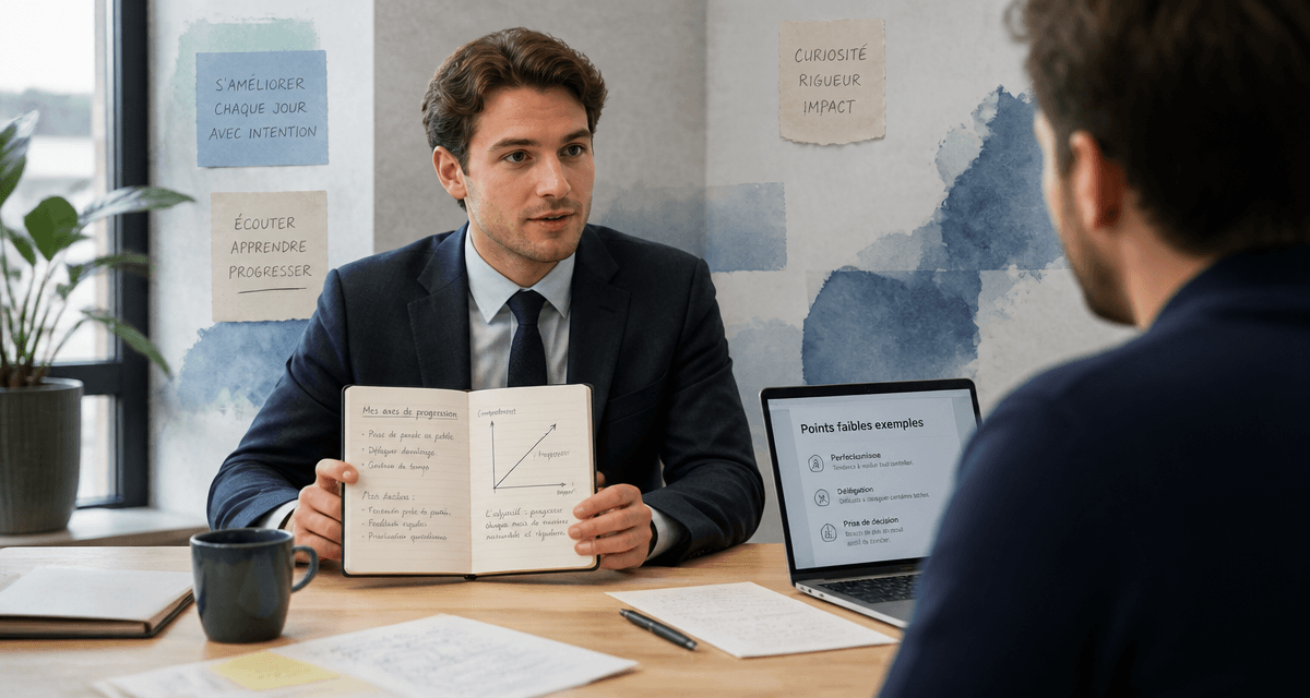 points faibles exemples entretien