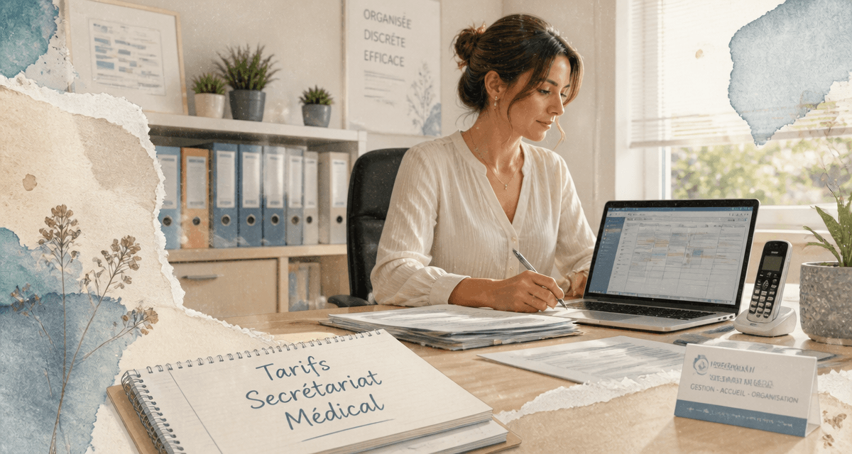 secretaire medicale independante tarifs