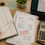 compte comptable prestation de service registre et factures