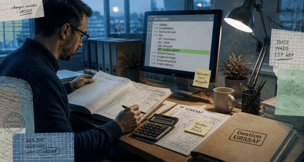 Compte comptable URSSAF au bureau