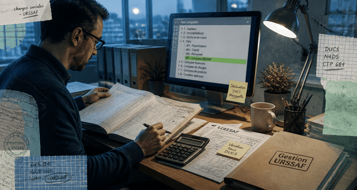 Compte comptable URSSAF au bureau