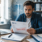demande arce refusé entrepreneur lisant refus