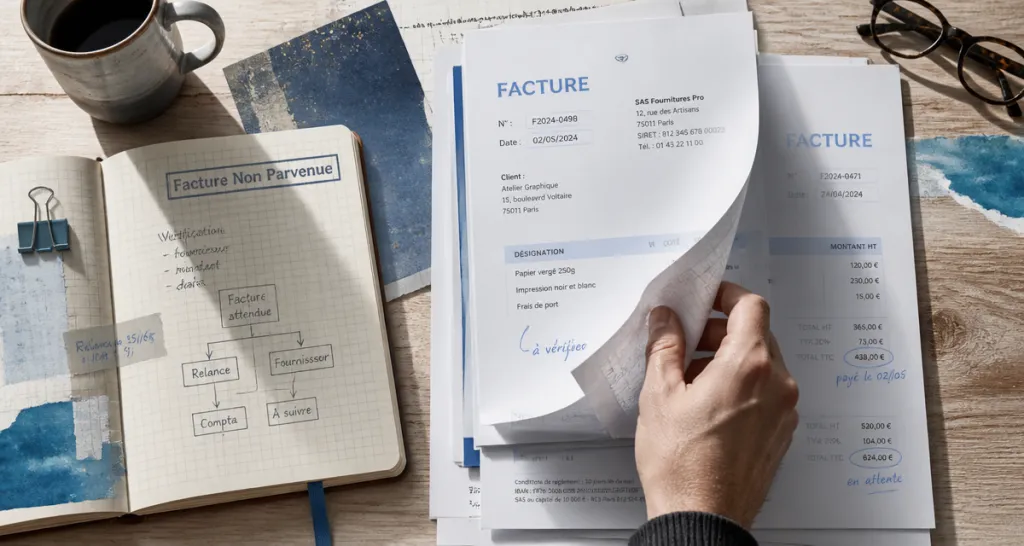 facture non parvenue comptabilisation dossier