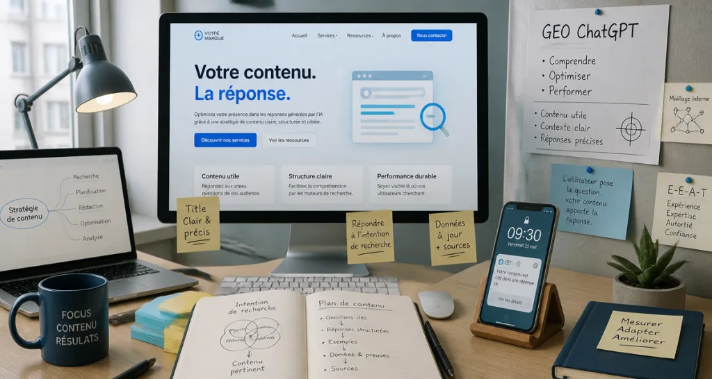 référencement chatgpt bureau optimisation