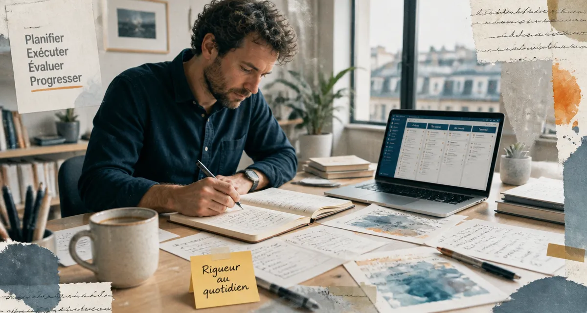 rigueur dans le travail au bureau moderne