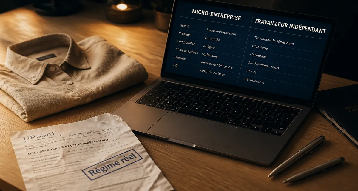 Travailleur indépendant ou auto entrepreneur : différences majeures