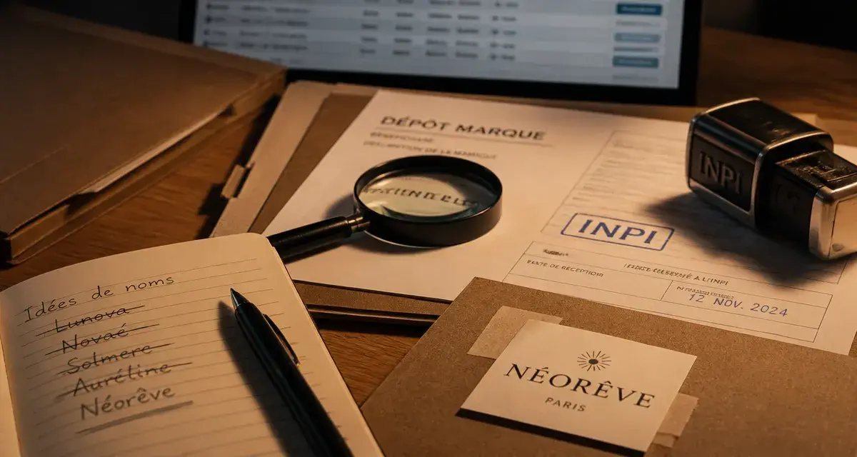 Trouver un nom de marque et déposer la marque, bureau INPI