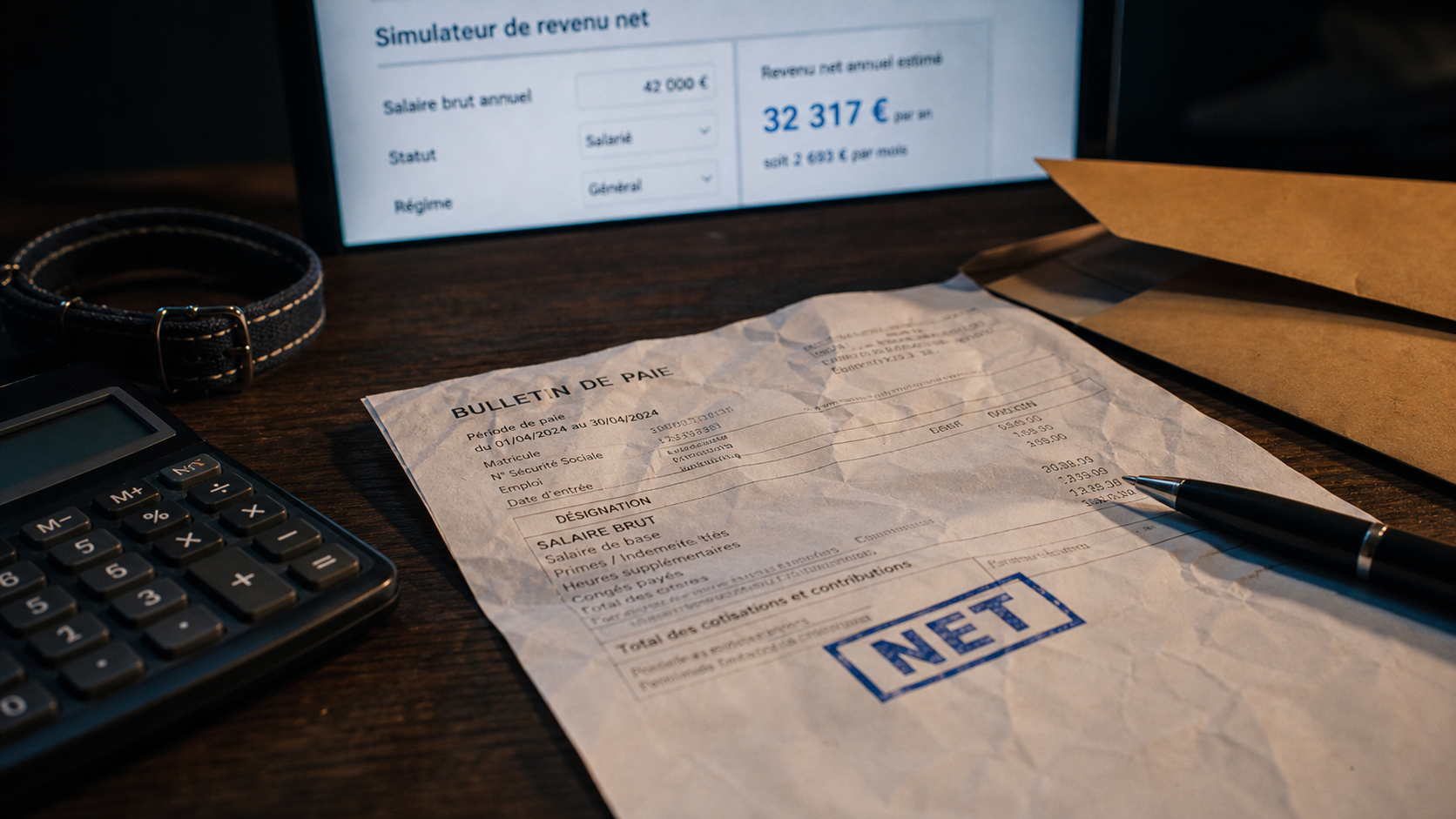 26500 brut en net : calcul et salaire réel