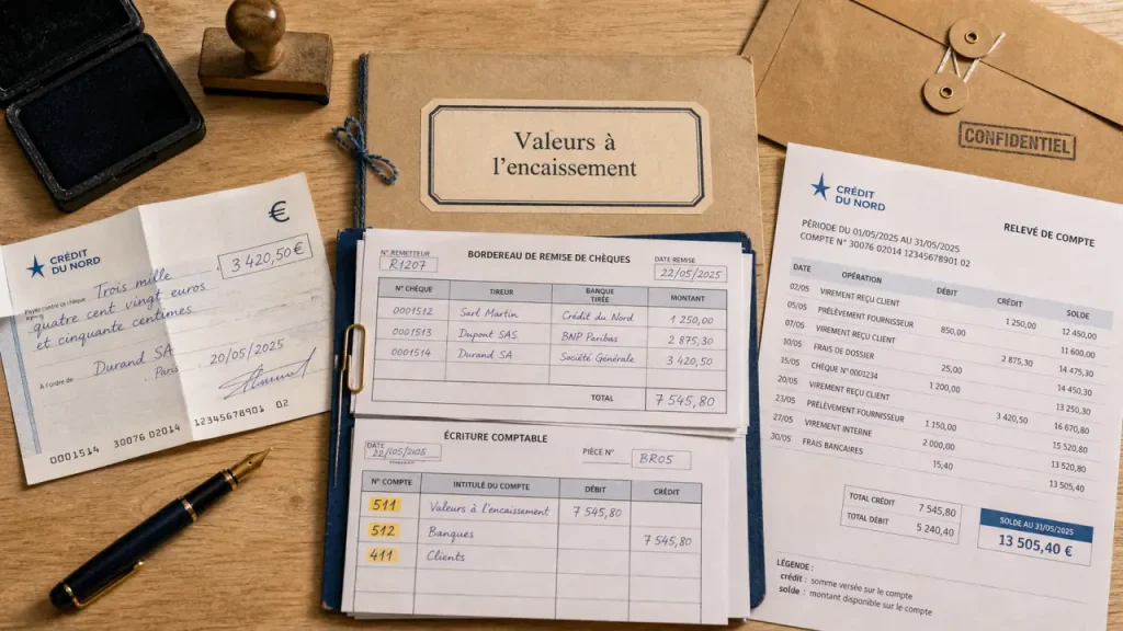 Compte 511 : valeurs à l’encaissement, trésorerie non gonflée