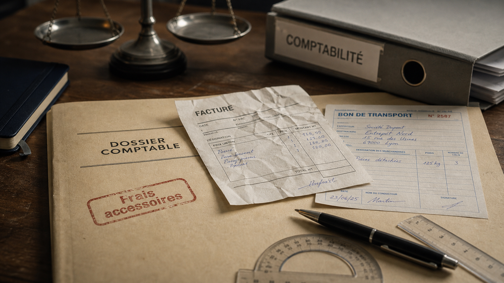 Compte 608 : frais accessoires d’achat, ventilation comptable