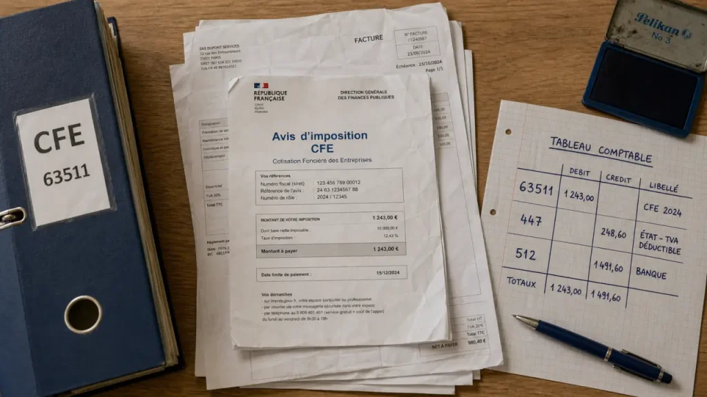 Compte comptable CFE : 63511, 447 et le bon traitement du dégrèvement
