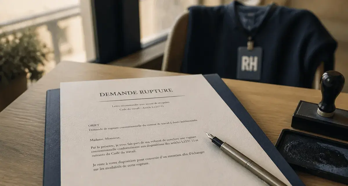 Lettre modele rupture conventionnelle : demande de rendez-vous (lettre)