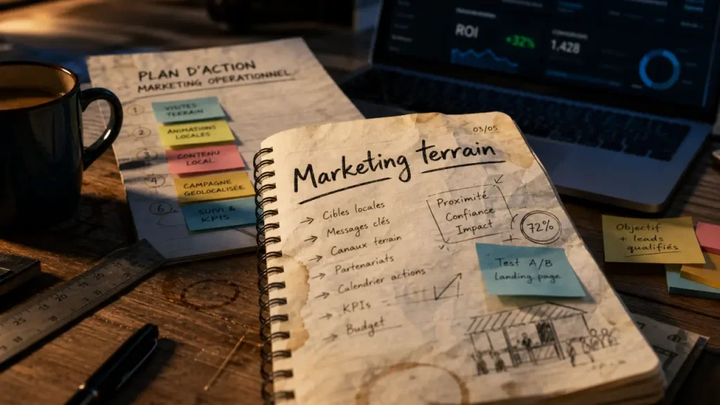 Marketing opérationnel : 4 leviers Produit, prix, communication, distribution sur un plan d’action