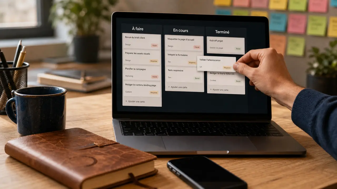 MeisterTask : tableau Kanban À faire En cours Terminé