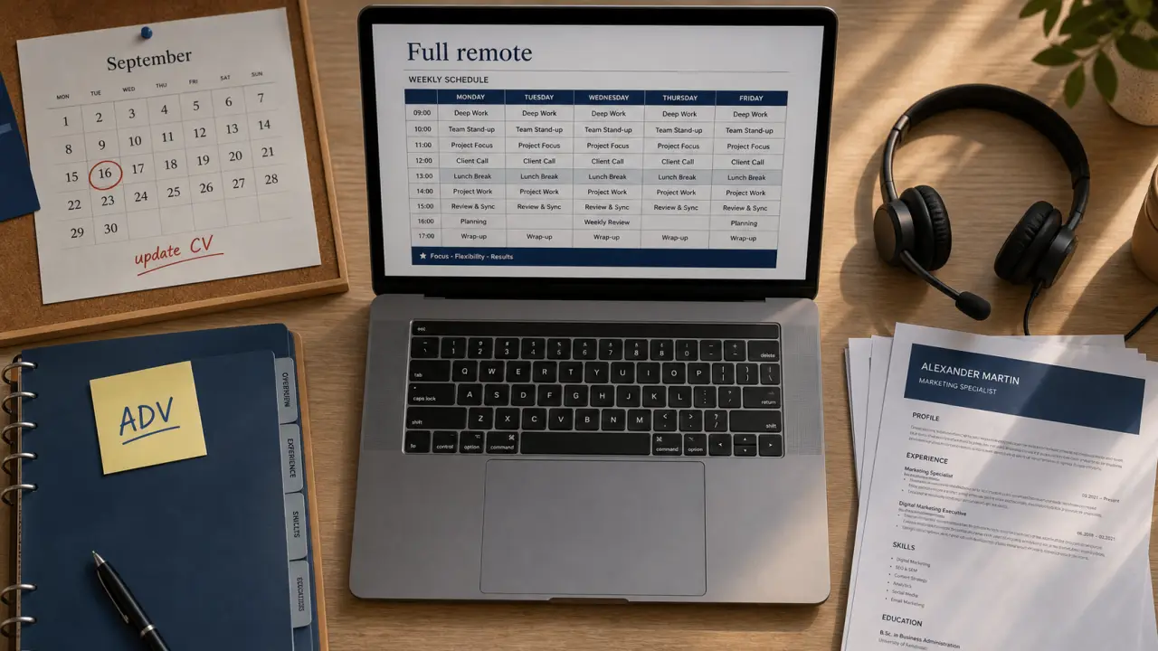 Assistante teletravail : ordinateur et planning full remote, secteurs recrutent, pièges à éviter