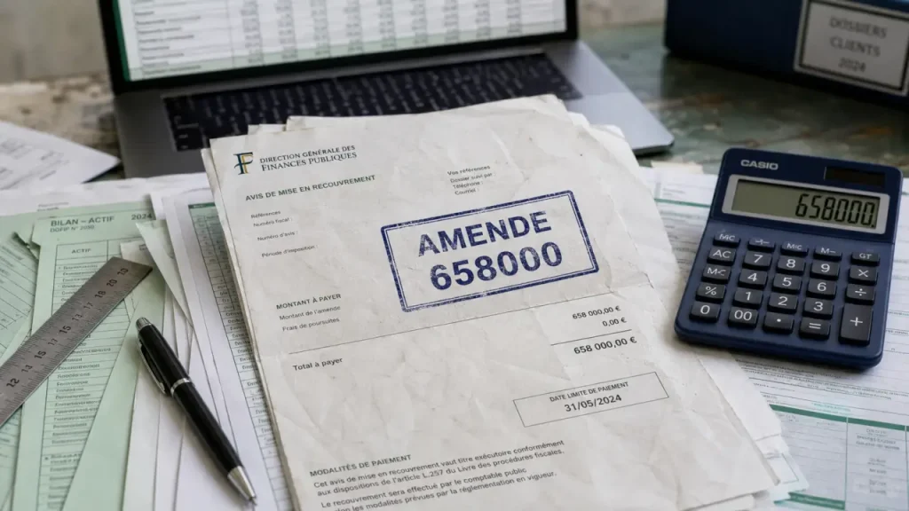 Compte comptable amende : utiliser 658000, 6711, 1514 ou 4551 après la réforme du PCG 2025