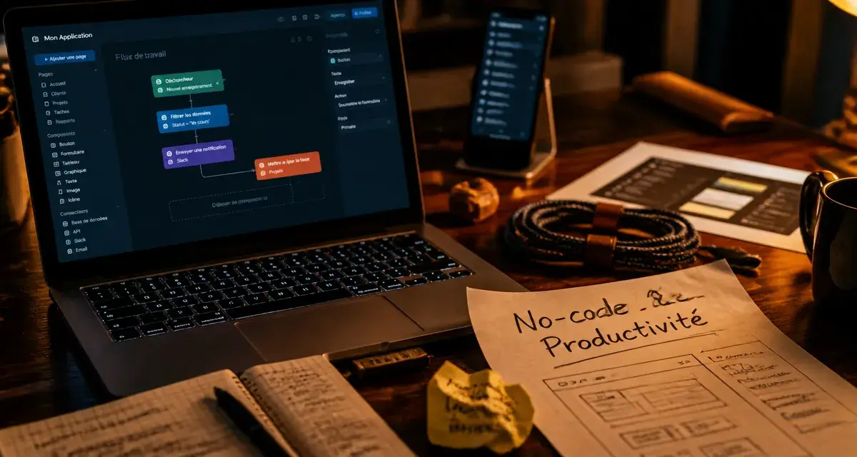 Outils no code pour créer plus vite applications et sites web