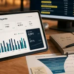 Publicité payante : Google Ads et Meta Ads sur tableau de bord analytics