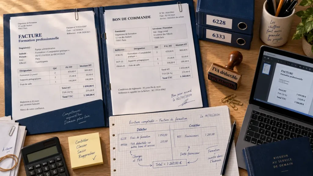 Quel compte utiliser pour une formation ? 6228, 6333, 641 ou 648 selon la dépense