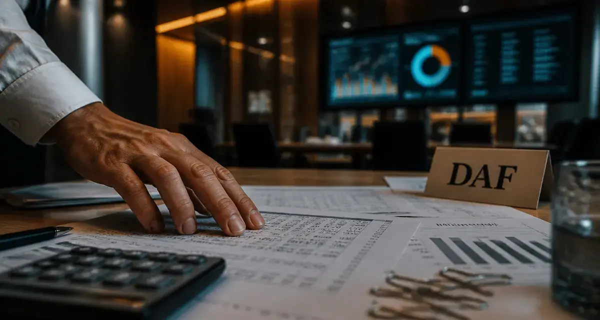 DAF finance : directeur financier et fiche de paie
