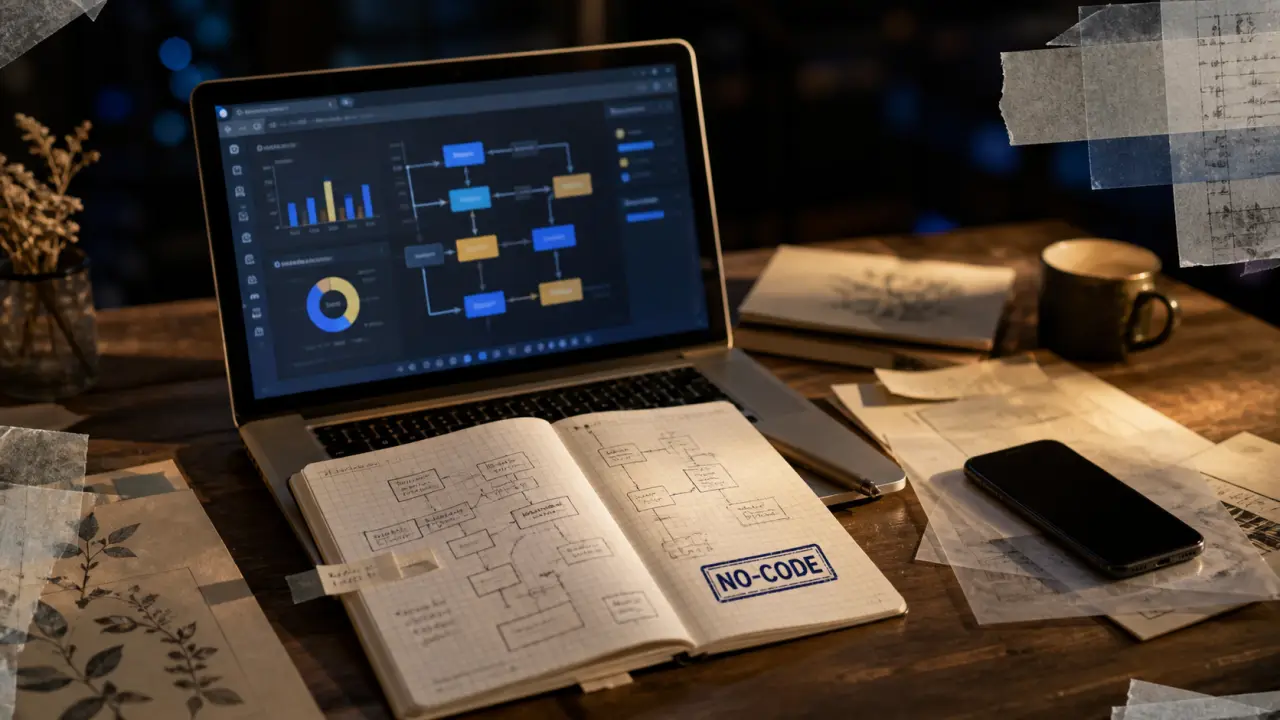 Freelance nocode : dashboards et automatisations sur ordinateur