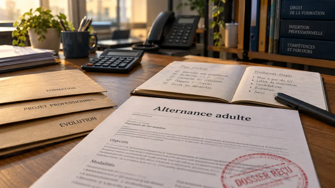 Alternance adulte après 30 ans : documents et statut de formation