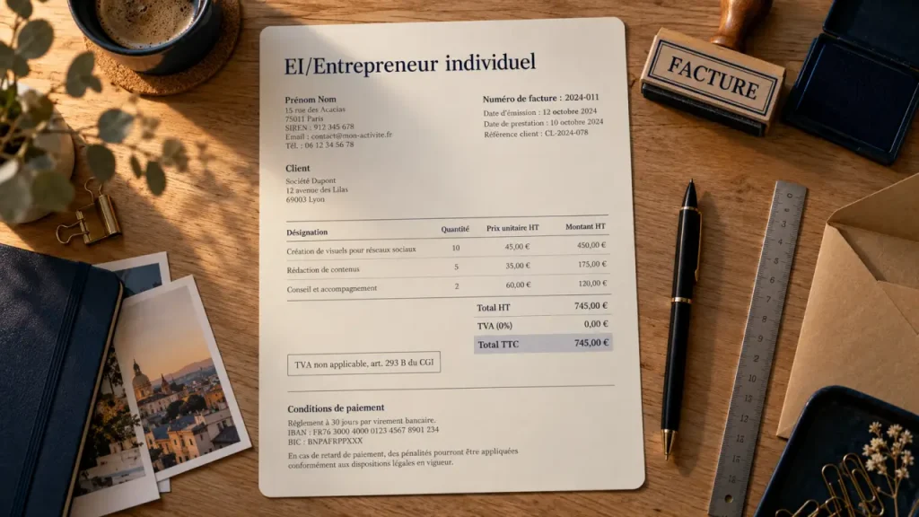 Facture micro-entreprise : les mentions à vérifier avant l’envoi et les échéances électroniques
